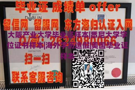 大阪产业大学毕业证样本|悉尼大学学位证书样本|海外学历造假|美国毕业证样本