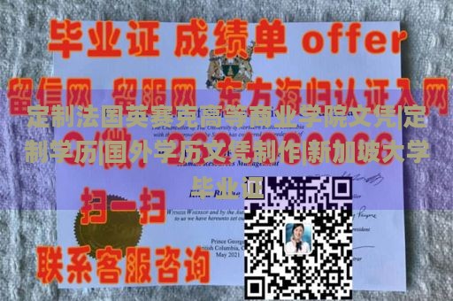 定制法国英赛克高等商业学院文凭|定制学历|国外学历文凭制作|新加坡大学毕业证